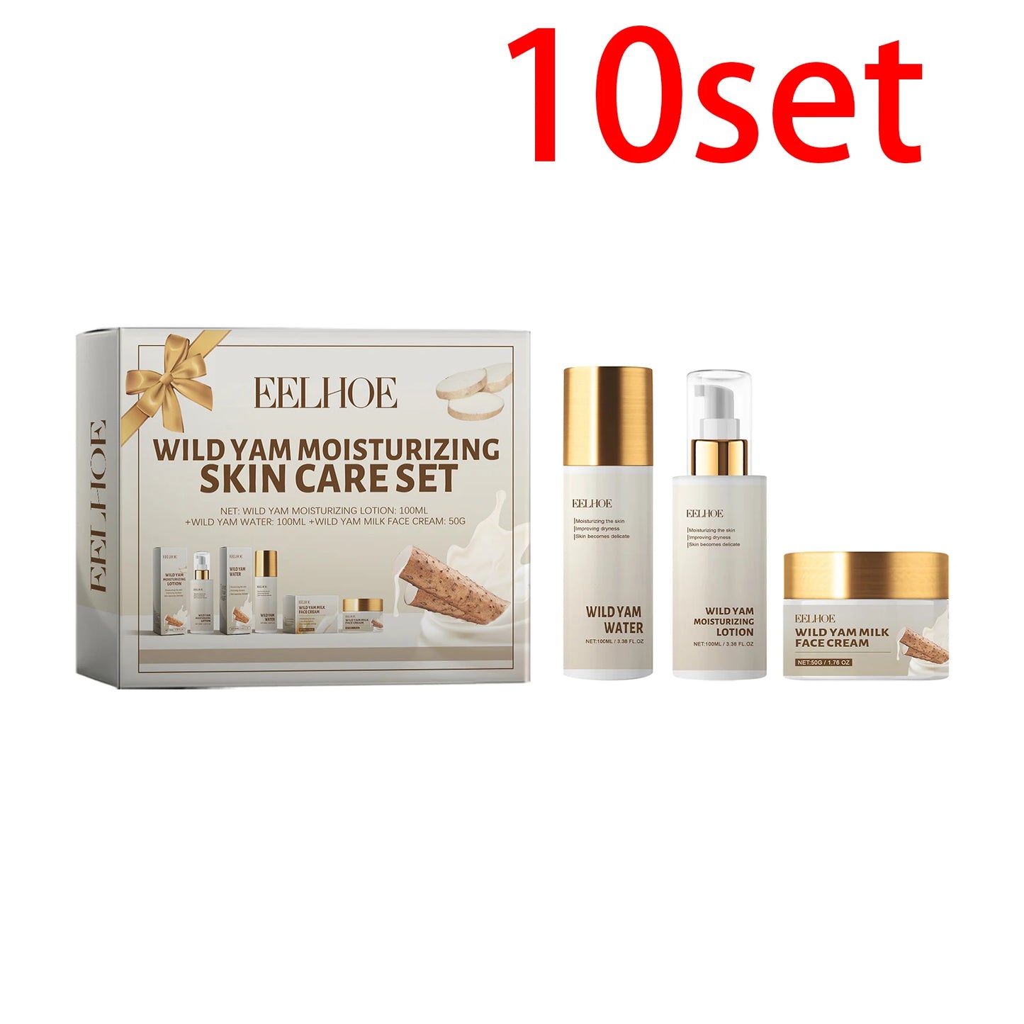 Eelhoe Wild Yam Moisturizing Skin Care Set Winter Hydration