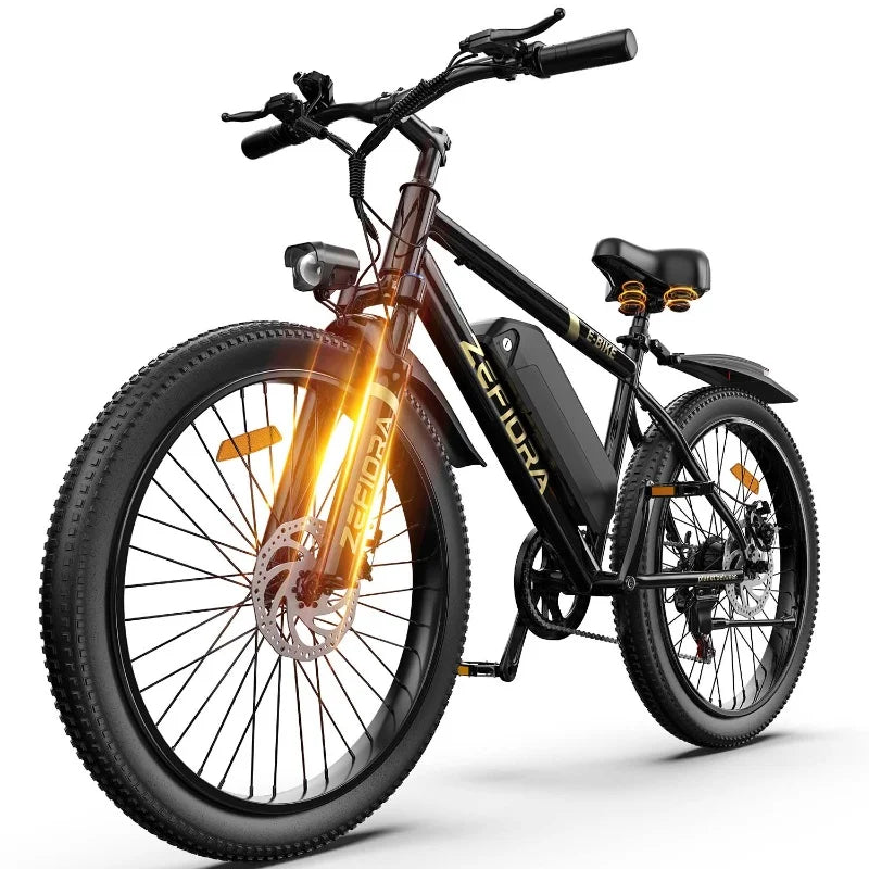 ZEFIORA Electric Bicycle 1000W 48V Lithium Battery