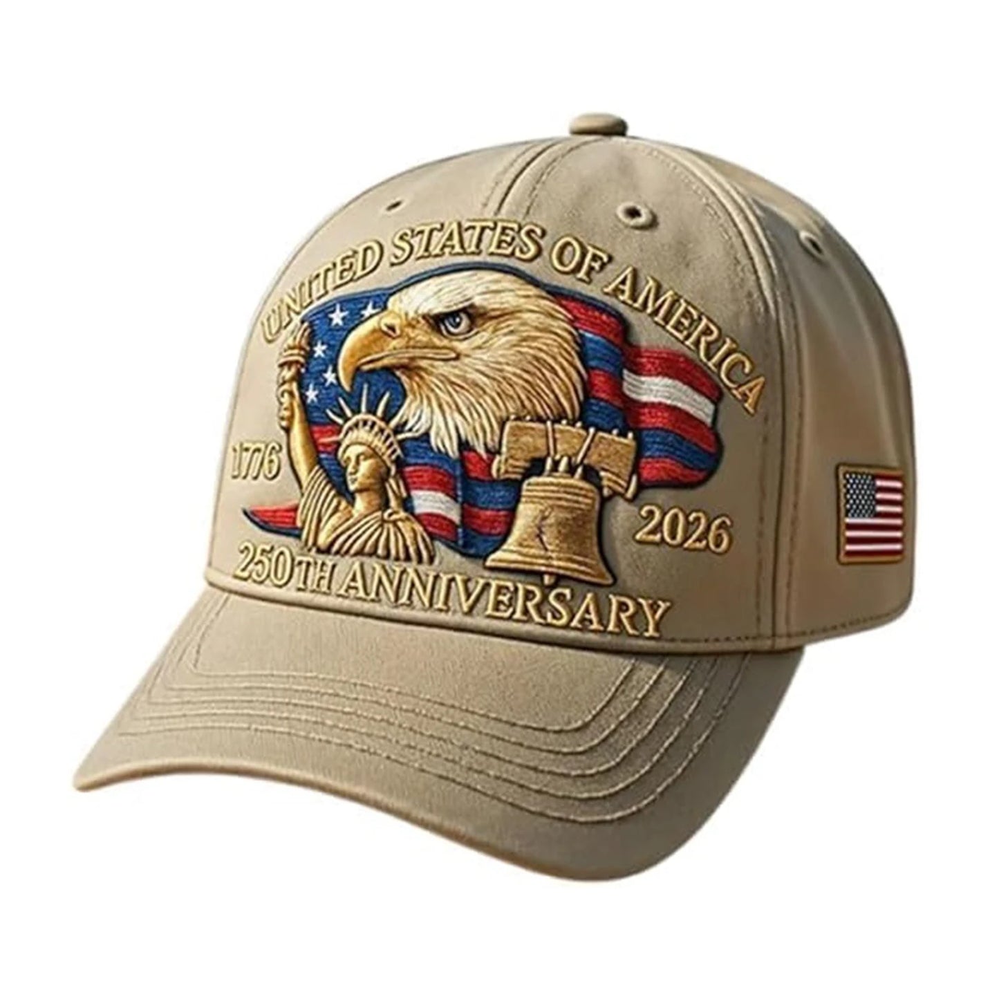 Breathable Patriotic Baseball Cap United States Tribute Hat