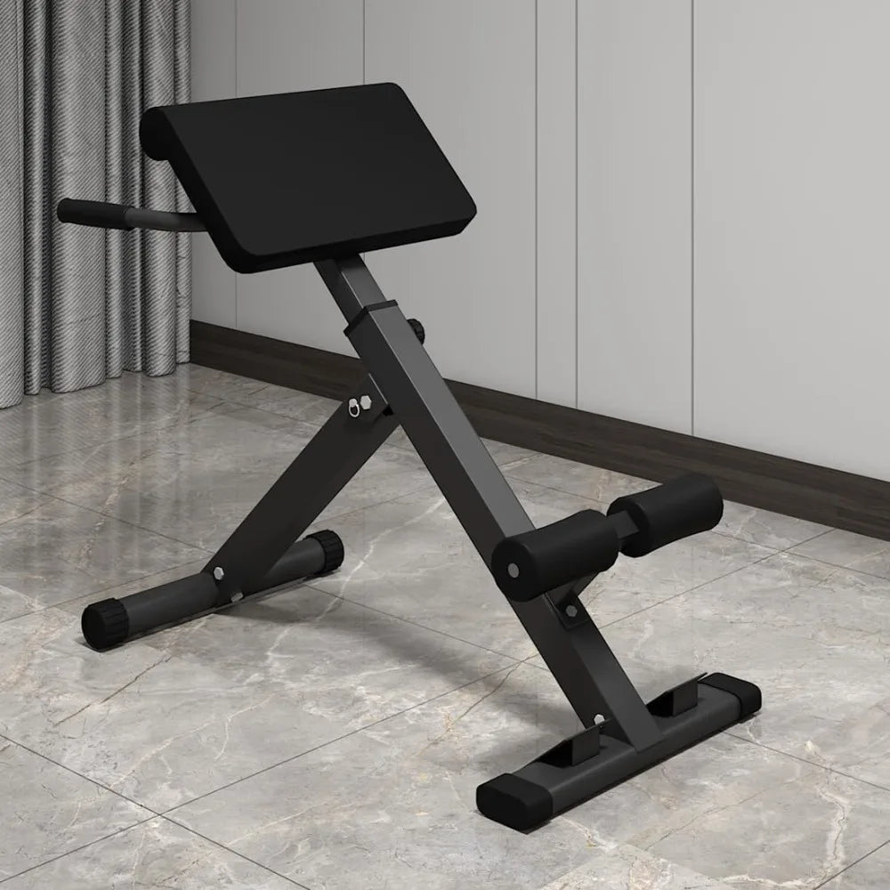 Adjustable Folding Roman Chair for Waist and Lumbar Training