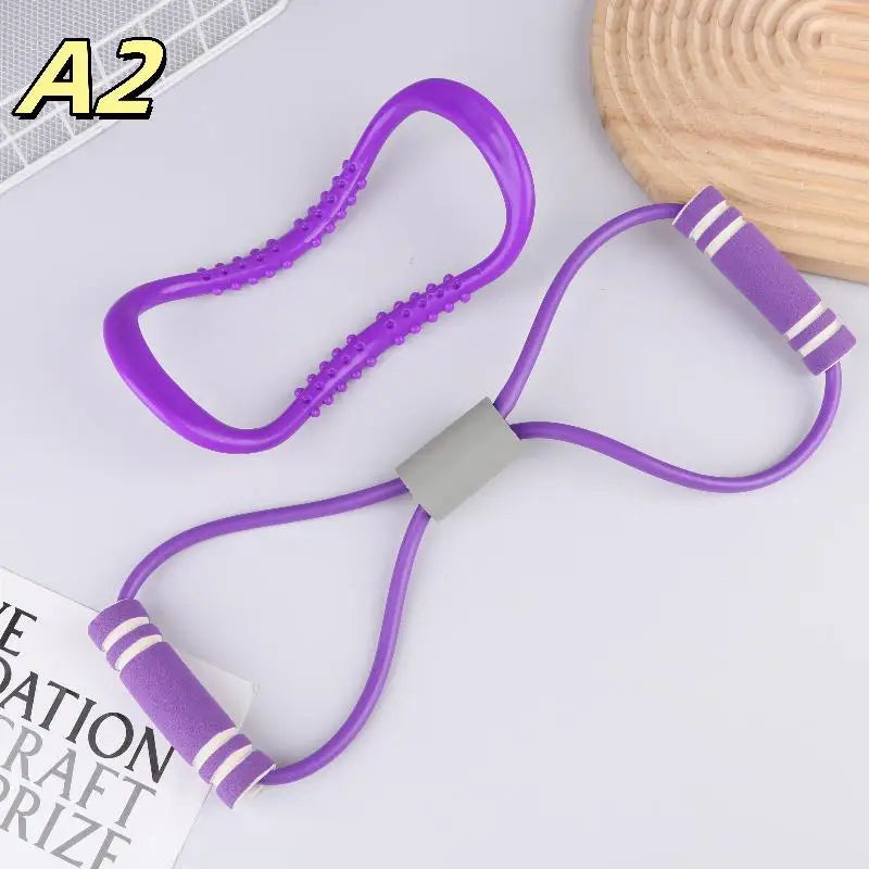 Neck Exercise Resistance Band Circle for Yoga and Fitness