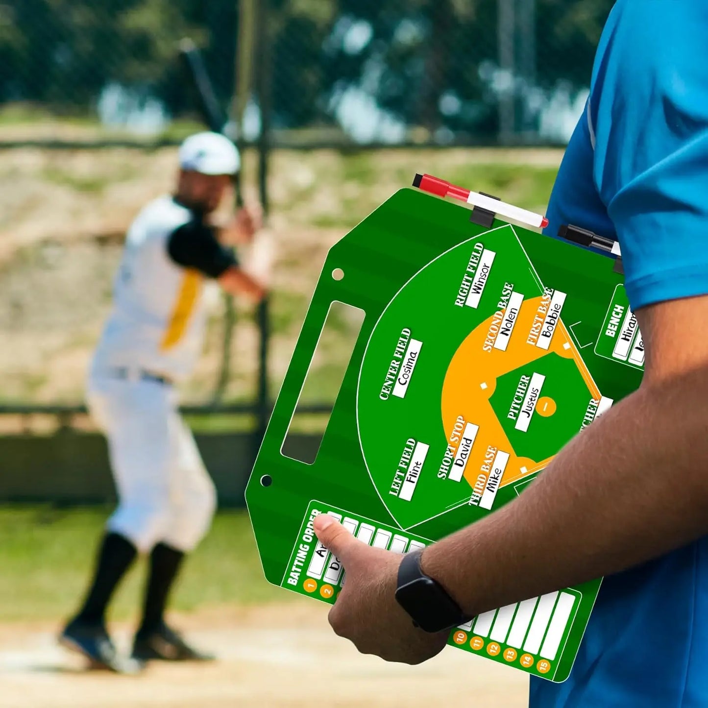 Hign-concerned Magnetic Baseball Lineup Board For Dugout