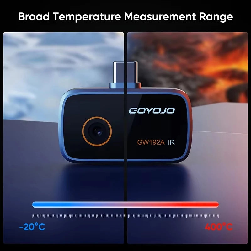 GOYOJO Thermal Camera For iPhone Android Tablets USB C Port