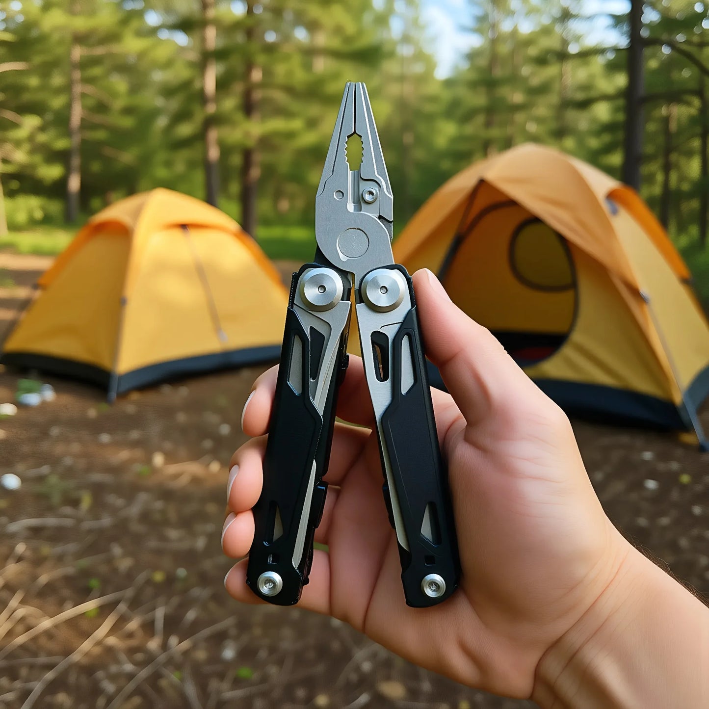 27-In-1 Multitool Pliers Stainless Steel Survival Tool