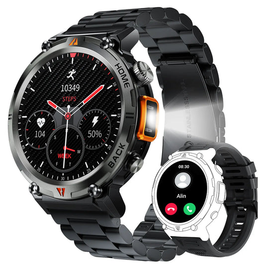 LaNikar KE3 Bluetooth Call Smart Watch Men With Touch Screen