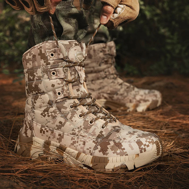 Louis Kadhrcn Men's Lightweight Outdoor Hiking Tactical Boots