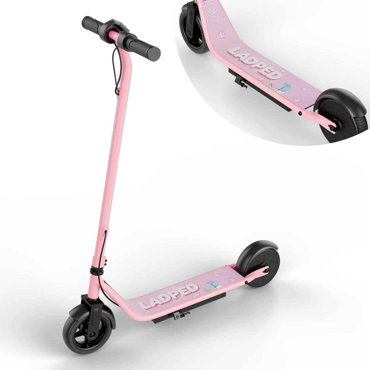 Ladped Electric Kids Scooter 9MPH Folding With App Control