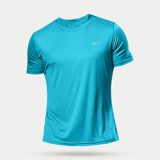Quick Dry Men's Running T Shirt Breathable Gym Top Summer