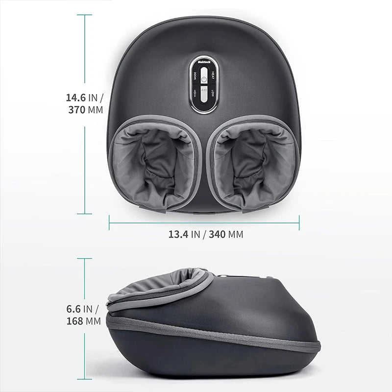 Nekteck Foot Massager With Heating Therapy Air Compression Shiatsu Kneading