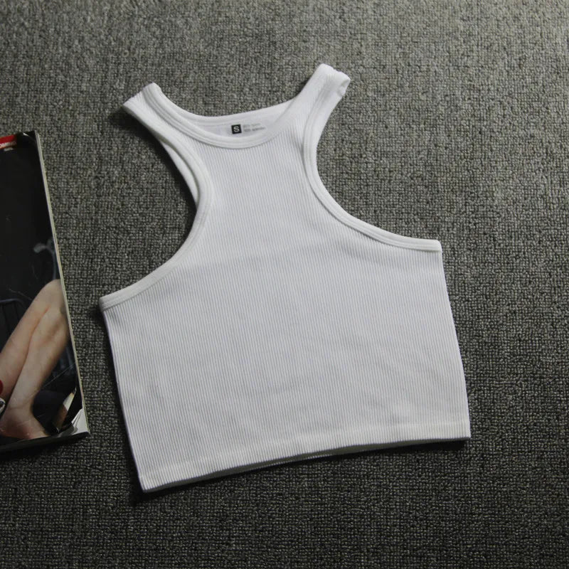 Women Yoga Vest Elastic Gym Crop Top Fitness Tank Pro