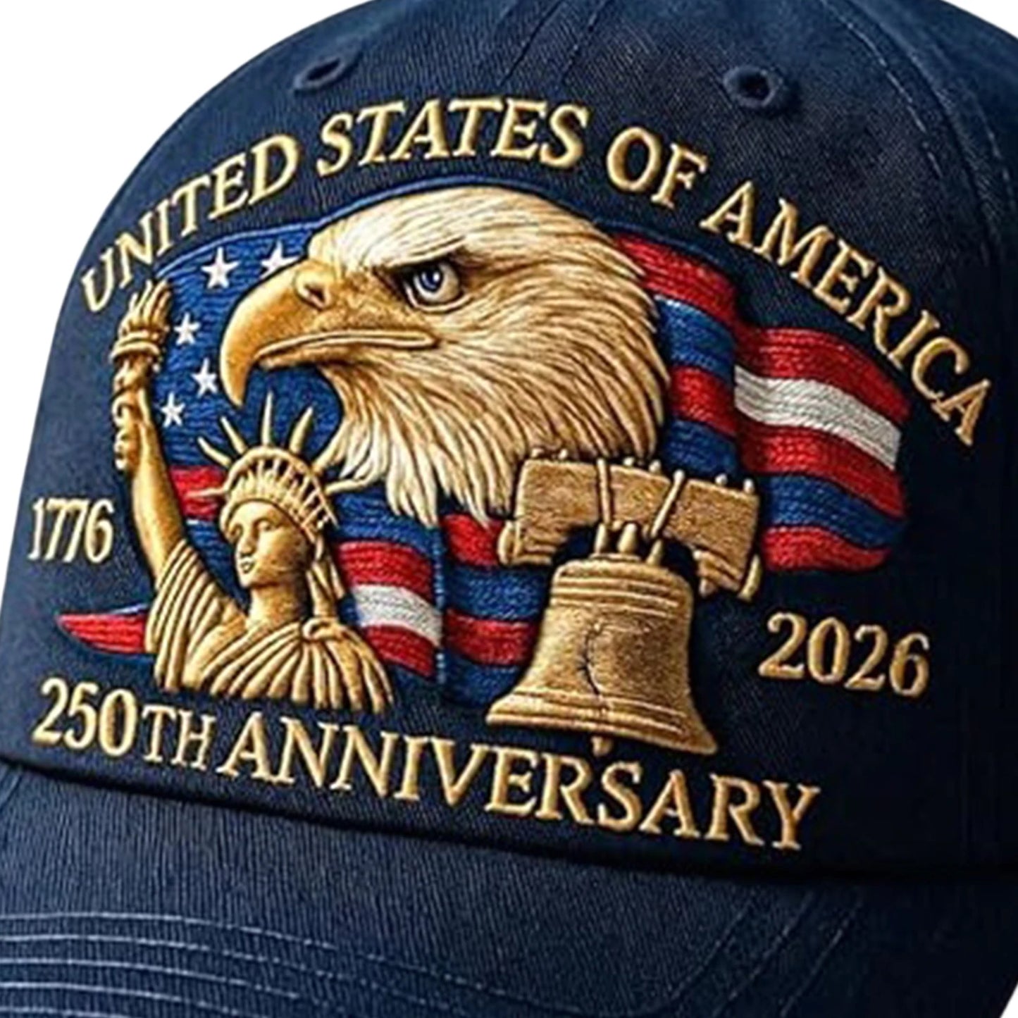 Breathable Patriotic Baseball Cap United States Tribute Hat