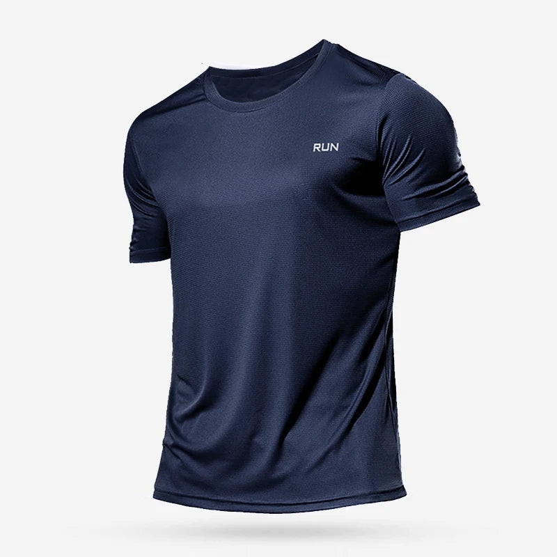 Quick Dry Men's Running T Shirt Breathable Gym Top Summer