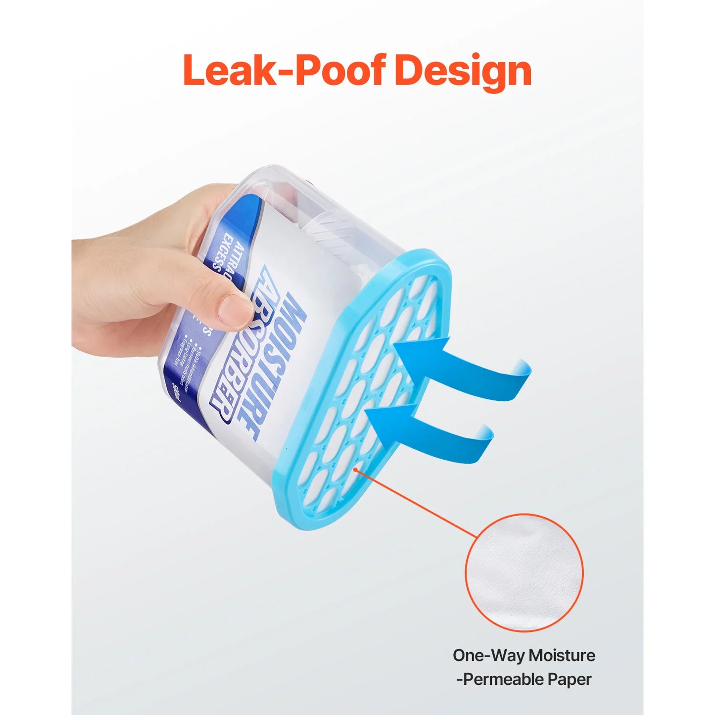 Moisture Absorber Boxes 6 Pack Fragrance Free Dehumidifier For Bathroom