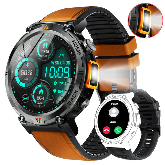 EIGIIS KE3 Bluetooth Call Smartwatch Full Touch Screen With Heart Rate Monitor