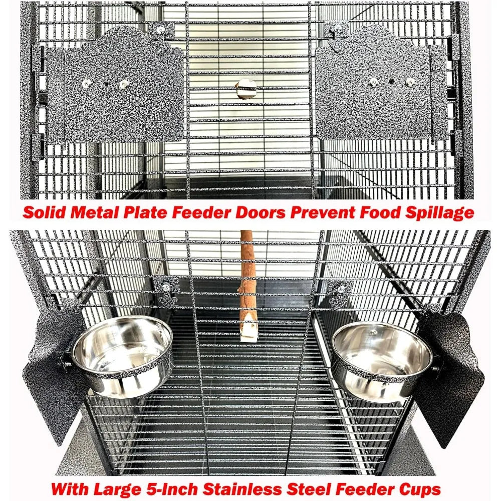 Wrought Iron Bird Climbing Ladder Perch Stand For Parrots