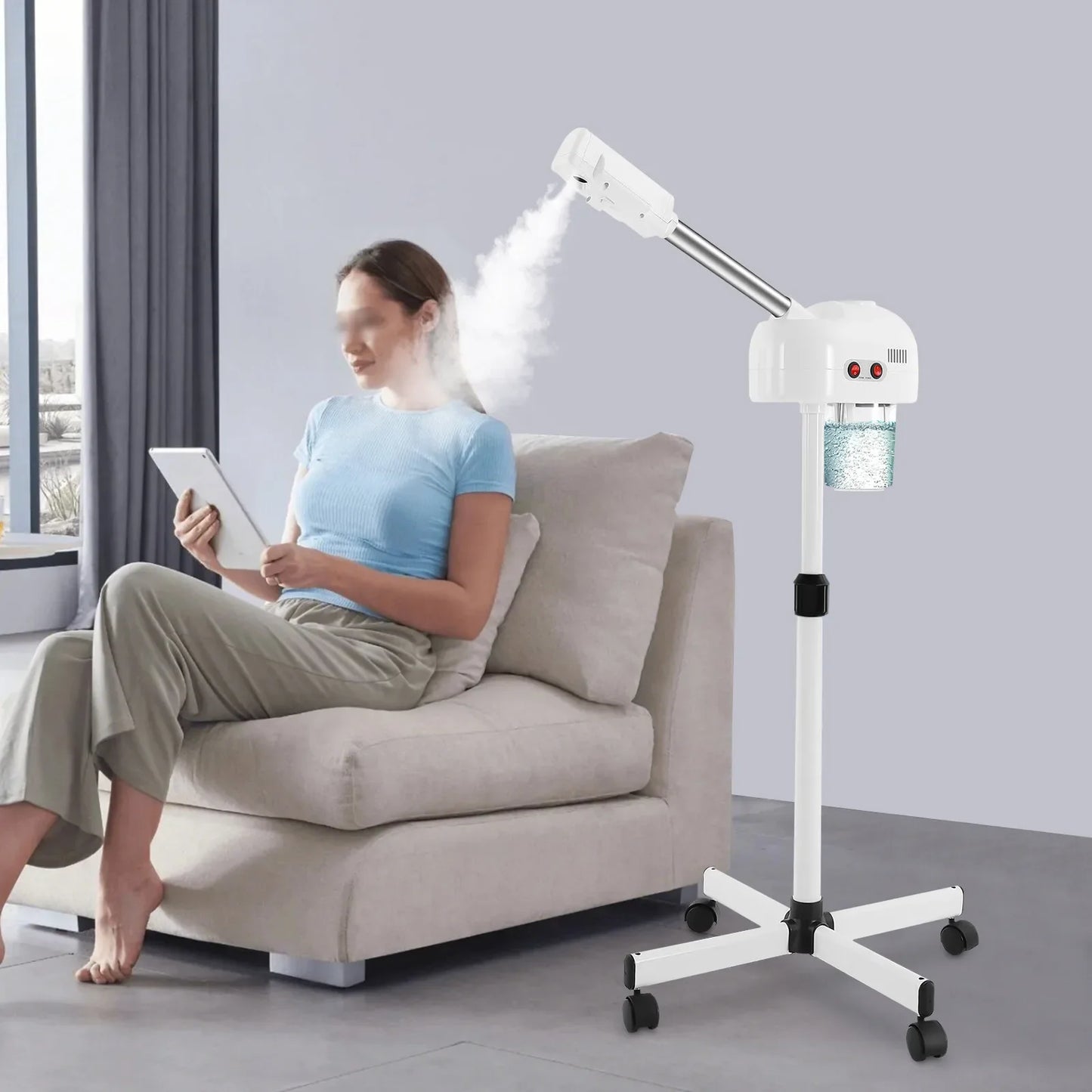 Ozone Infused Facial Steamer For Home Spa Skin Care Equipment
