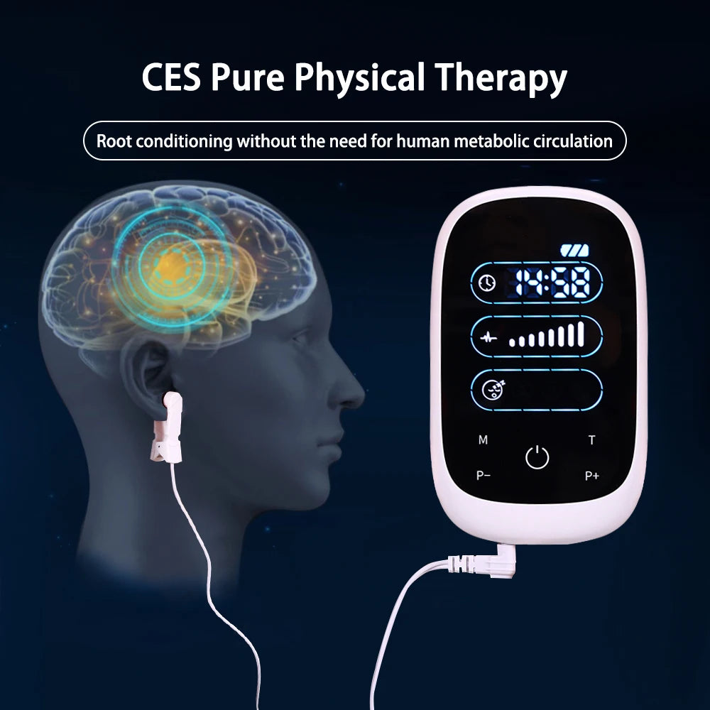 ATANGCES Cranial Electrotherapy Stimulation Brain Device For Sleep